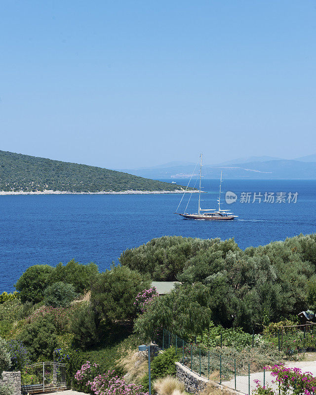 我的golturkbook coast在Bodrum,Turkey